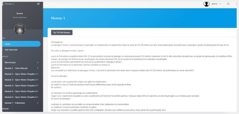 Devenir Niveau 1 PADI en plongée sous-marine